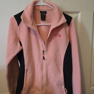 The North Face Pink and Black Ski Jacket
